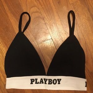 Missguided Playboy Triangle Bra Size 4
